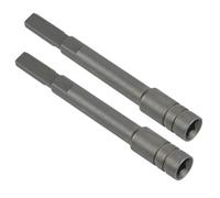 Katnetoly Extender Driver Bit Multitool (Pacchetto 2), Bastoncino di Estensione Bit per Trapano da 1/4 di Pollice con Manico Piatto per un Accessorio Avanzato