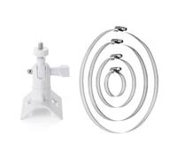 Katnetoly Fascetta Stringitubo Regolabile in Acciaio Inossidabile, Staffa di Montaggio, Staffa di Montaggio, Ingranaggio A Vite Fine per Accessori per Telecamere di Sicurezza B