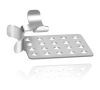 Katnetoly Fascette per Cavi Antighiaccio per Tetto, Confezione da 100 Clip per Tetto in Alluminio, Clip in Metallo, Clip per Termico per Tetto, Fascette per Cavi Antigelo