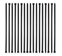 Katnetoly Fascette un Cerniera Fascette Resistenti da 12 Pollici con Alla Trazione di 120 Libbre, Fascette per Cavi Nere, 100 Pezzi