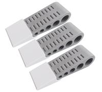 Katnetoly Fermaporta da 3 Pezzi per La Parte Inferiore Della Porta, Cuneo Fermaporta In Gomma con Supporto, Supporto per Porta per Mantenere La Porta Aperta