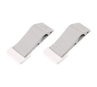 Katnetoly Fermaporta Set di 2 pacchi Premium Wedged in gomma per arresti pesanti con supporto per l'archiviazione-Perfect Doorstop per Draft Arresto e altro (grigio)