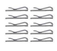 Katnetoly Fermasoldi A Molla, Portafoglio Ultrasottile In Striscia, Accessori Fermasoldi Artigianali In Pelle DIY Appesi Cromati