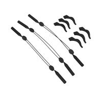 Katnetoly Fermo per Occhiali Regolabile con Cinturino per Occhiali 3 Pezzi Fermo per Occhiali da Sole Sportivi Universali + 6 Pezzi con Impugnatura per Occhiali