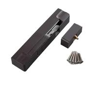 Katnetoly Fermoporta Automatico con Chiudiporta Stopper Automatico Blocco Automatico di Chiusura A Scomparsa Colore Nero/Sinistra Aperta