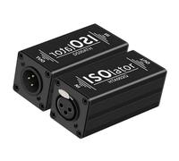 Katnetoly Filtro Isolatore Audio per Eliminare Il Rumore Audio XLR Comune per Audio.