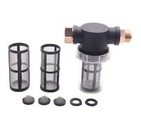 Katnetoly Filtro per Tubo da Giardino da 3/4 Pollici per Idropulitrice Ingresso Filtro Sedimenti Acqua Attacco Filtro Ingresso Acqua da Giardinaggio Facile da Usare