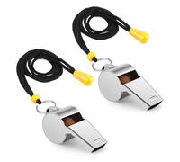 Katnetoly Fischio Ad Alto Volume e Nitido, Fischietto per Insegnanti in Acciaio Inossidabile, 2 Pezzi