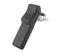 Katnetoly Flexible Ghiera Di Chiusura Della Porta Chiusura A Scatto Da 3,8 pollice Gomma Morbida Nera Over-Center C7-10