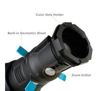 Katnetoly Focalizzare Snoot Bowens Fotografia Foto Condensatore Forme Geometriche Integrate Foglio Filtro GOBO 36° Lente Singola