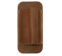 Katnetoly Fodero in Pelle per Coltello da Cintura retrò in Posizione Orizzontale, Fodero in Pelle per Coltello Tascabile per Cintura