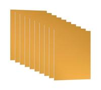 Katnetoly Foglio di Alluminio Anodizzato 3,3x2,1x1/32 Pollici, Piastra di Alluminio Rettangolare In Metallo da 10 Pezzi, Spessore 0,8 Mm, Spazi Vuoti per Incisione per C