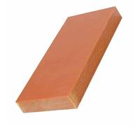 Katnetoly Foglio di Pannello Elettrico Isolante In Bachelite, Pannello Fenolico, Laminato, Materie Prime per Laboratorio e DIY, 25x100x150mm