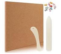 Katnetoly Forniture e Strumenti Colorati, Superficie di Colorata Resistente al 12x12 Pollici Tappetino Artigianale Colorato Spesso 1/2 Pollice, Kit per Vetro Colorato