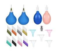 Katnetoly Forniture per Utensili in Ceramica Applicatore di Precisione in Ceramica Cursore Smalto Ceramico Bottiglia da Spremere Set di Strumenti per Argilla da 3 Oz