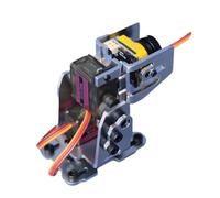 Katnetoly FPV PTZ Robotic Accessory Stand per Modello Aeromobile Camera A Base di Lega in Lega di Alluminio Regolabile Servo