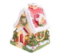 Katnetoly Fragranza per La Casa Decorazioni e Ornamenti Natalizi per La Scrivania Bruciatore di Essenziali per Aromaterapia A Forma di Neve Bruciatore di Incenso Che Si Illumina al Buio