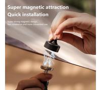 Katnetoly Ganci Magnetici da, Clip Magnetica con Moschettone, Ganci Magnetici per Tettoia della, Adatto per Escursioni in, Viaggi