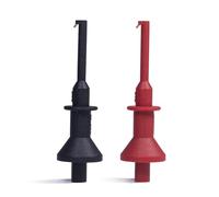 Katnetoly Ganci per Test Clip Gancio per Test Universale per Multimetro Digitale Gancio Dritto per Sonda per Test Gancio per Prolunga Ago Gancio per Prolunga per Multimetro 2 mm