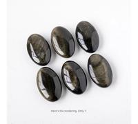 Katnetoly Gemma di Naturale Ossidiana Pietra di Palma Giocattolo per Il Pollice Impacco Caldo Guarigione Salute Famiglia Energia Gemme Regali Durevole