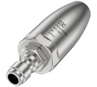 Katnetoly Getto Ad Alta Pressione per Idropulitrice, Accessori per il Lavaggio Auto con Connessione Rapida da 1/4 In Acciaio Inossidabile, 3625 PSI