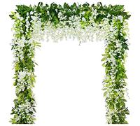 Katnetoly Ghirlanda di di Glicine, Corde di Fiori Artificiali di Glicine Appese, Piante Finte Vite Ratta Ghirlanda di Fiori Appesi