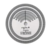 Katnetoly Giradischi LP Calibrazione Disco Stroboscopico Contagiri Giradischi Rilevamento velocità Calibrazione Dischi