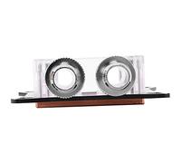 Katnetoly Gpu Water Block Cooling Double Channel of Copper Column Scheda Video Image Radiatore Acqua 0.4Mm per W40