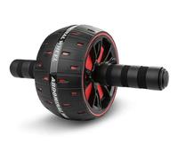 Katnetoly Grande Rullo per Addominali per Allenamento Addominale Ruota per Addominali Attrezzatura per Esercizi per Allenamento di Base Rullo per Ruota Addominale per Palestra Domestica