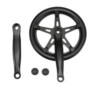 Katnetoly Guarnitura per Bici da Strada 46T Single Speed 170Mm Manovella per Bicicletta Pignone per Bicicletta Accessori per Bici