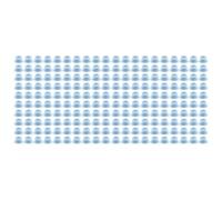 Katnetoly Guarnizione di Tenuta A Prova di Perdite del Rubinetto Guarnizione In Silicone del Tubo Flessibile per La Spina 'Impianto Idraulico Previene Perdite Blu Trasparente 100 Pezzi