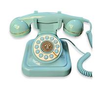 Katnetoly Guestbook Audio Wedding Phone, un Libro Degli Ospiti Vintage per Registrare I Messaggi Vocali Degli Ospiti, Lago Blu