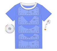 Katnetoly Guida al Righello per Magliette per L'Allineamento del Vinile, Righelli per Magliette per Centrare I Disegni, Modello di Misurazione, Materiali per Cucire Artigianali