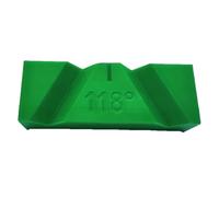 Katnetoly Guida per Affilatura Punte da Trapano, Affilatrice per Punte da Trapano Angolate, Utensile Manuale per Smerigliatrice da Banco 118°