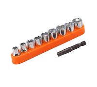Katnetoly Hand Strumenti 9 Pz / 10 Pz 1/4 Di Pollice Drive Hex Bit Chiave A Tubo Set Manopola Chiave Set Adattatore Chiave 5/6/7/8/9/10/11/12 / 13Mm
