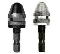 Katnetoly HexDrill Chuck Cacciavite Chiave Adattatore per Avvitatore un Percussione Motore Elettrico Morsetto Mandrino Dispositivo Esagonale 0,5-3,6 Mm
