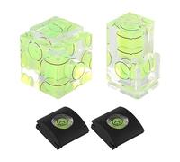 Katnetoly Hot Livello, Livello Fotocamera Livello Scarpone Combo a Livello 3 ASSE 2 ASSE 1 ASSE per Fotocamera DSLR (4Pack)