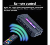 Katnetoly Hub Ventola Chassis 10 Porte ARGB 3PIN+PWM 4PIN Porte Dotate di -Controllo Illuminazione Bianco