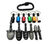 Katnetoly HVAC Swage Tool HVAC Kit di Riparazione, Espansore per Tubi di Rame per Condizionatori D'Aria, Strumento di Sagomatura, Punta per Trapano, Swage per Tubi di Rame.