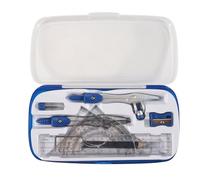 Katnetoly Il Kit di Geometria Matematica da 10 Pezzi Set di Forniture per Studenti per Bozze e Disegni con Scatola di Immagazzinaggio Infrangibile