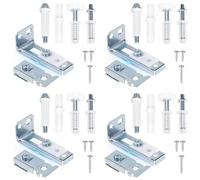 Katnetoly Il Kit di Riparazione Hardware Della Porta ' Bifold Include Hardware Superiore per Set di Tracce Scorrevoli da 7/8 "A 1"