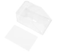 Katnetoly Impermeabile Coperchio Campanello Impermeabile Trasparente per Campanello Fili Campanello per Porta di Casa