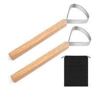 Katnetoly Ini Coltelli per Pellicola da 2 Pacchetti per Pelli - Strumenti per Produrre In Pelle con Sacchetto di Stoccaggio