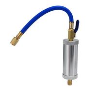 Katnetoly Iniettore di Colorante Aria Condizionata Iniezione di Olio per Auto R12 R134A R22 Iniezione di Colorante Tubo di Riempimento del Liquido di Raffreddamento Puro da 2 Once Blu