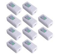 Katnetoly Interruttore A Pulsante Bianco per Elettrodomestici Switch 818 Interruttore A Pressione Interruptore A Mano Pinch Switch