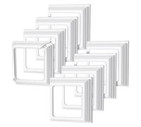 Katnetoly Involucri per Colonne di Copertura Base Montante Gonna per Montanti In Vinile Pollici per Base Montante per Ponte Rivestimento per Montanti In Vinile (8 Pezzi)