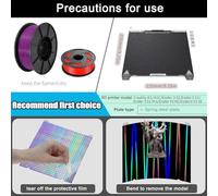 Katnetoly K1 K1C Piastra di Stampa 235x235mm-Piastra di Stampa in Acciaio A Molla per K1/ K1C/-3 S1/ 5 S1/ 3 S1 PRO/A