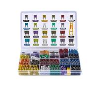 Katnetoly Kit Assortimento Fusibili A per Auto da 300 Pezzi, Fusibili e Piccoli per Auto, Camion, Motociclette, con Scatola