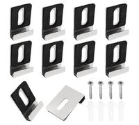 Katnetoly Kit da 10 Pezzi per Appendere Specchi Resistenti, Clip per Specchi Pesanti per Montaggio A Parete, Foro Singolo,