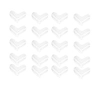 Katnetoly Kit da 20 Paraspigoli Protezioni Angolari Trasparenti Fermano le Lesioni Alla Testa Dei Bambini Tavoli, Mobili e Angoli Acuti (A Forma di L)